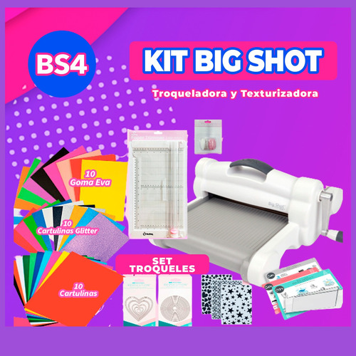 Máquina Troqueladora De Papeleria Sizzix Big Shot Plus Bs4