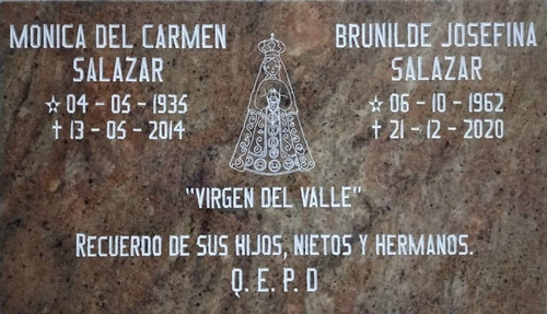 Imagen 9 de 10 de Lapidas Y Placas Talladas Artísticamente Mármol Granito