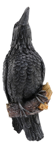 Estátua De Corvo Estátua Falsa De Resina De Corvo Escultura