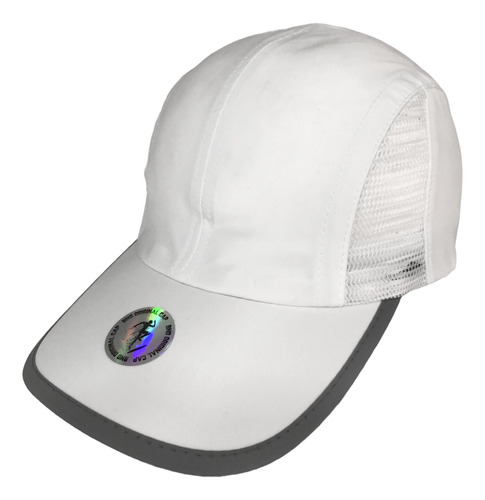 Gorra Deportiva Poliéster Lisa Con Reflectantes 4 Pzs