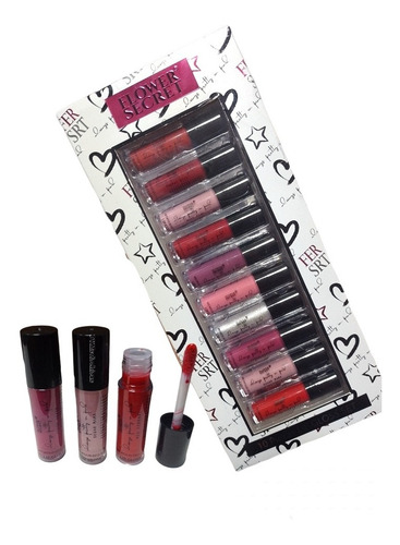 Lip Gloss Flower Secret Colores Surtidos