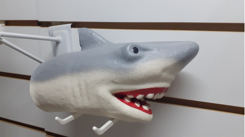 Imagen 1 de 6 de Shark Tiburon Titere Puppet Marioneta Goma Flexible Largo 