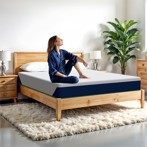 Colchon Matrimonial Espuma Zen Memory Foam Drjoohn 20 Cm