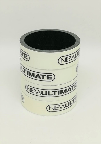 Imagen 3 de 3 de New Ultimate, Espaciador De Fibra De Carbono 10mm, Blanco
