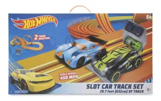 Autopista Carreras Hot Wheels 2 Turbo Booster 6.3m Electrica