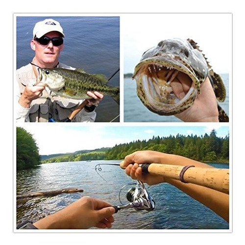 Kingfo Juego 10 Señuelo Pesca Para Lubina Trucha Salmon