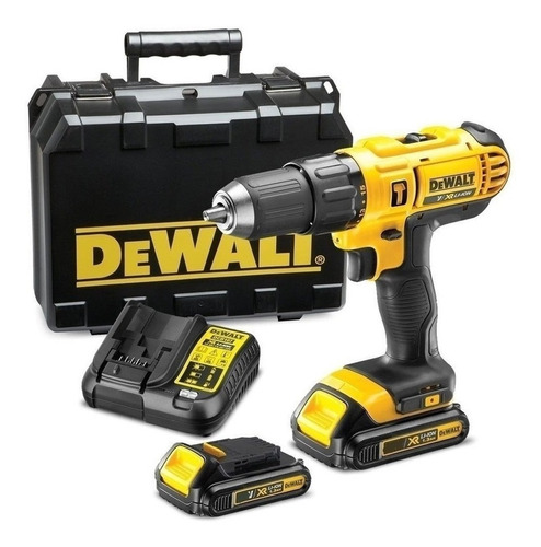 Taladro A Batería C/ Percutor Dewalt Dcd776c2 Trabaja Seguro