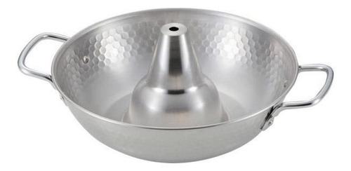 Olla Shabu Shabu Japanbargain Acero Inoxidable 26 Cm Hotpot Plateado