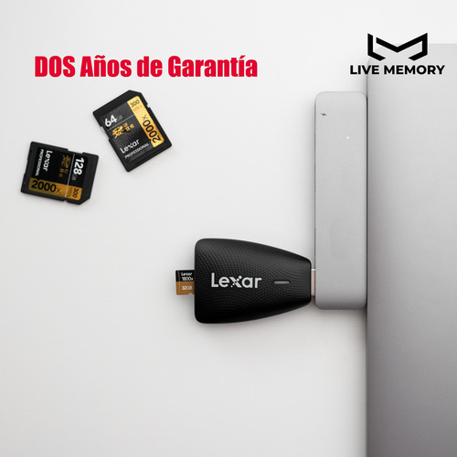 Lexar Lector De Memoria Rw450 Multitarjeta 2 En 1 Usb 3.1