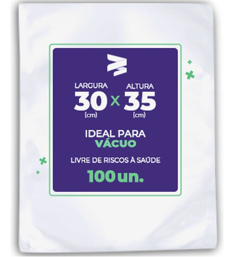 Embalagem / Sacos A Vácuo 30x35 - 100 Und Bivolt