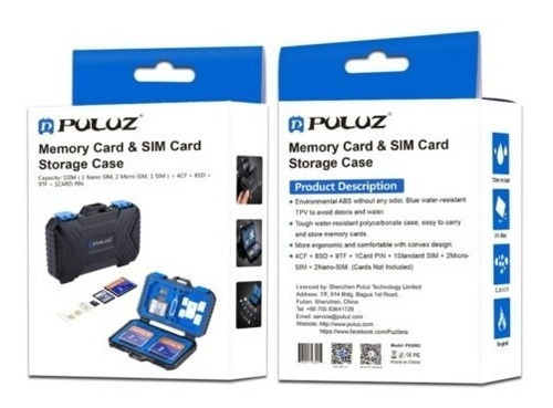 Imagen 10 de 10 de Estuche Para Tarjeta De Memoria De Celulares Y Cámaras.