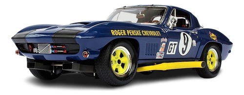 Corvette Sting Ray 1966 - R. Penske - Motorbox By Exoto 1/18