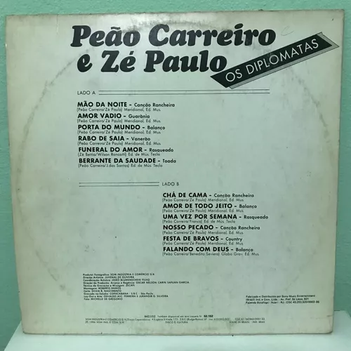 Peão Carreiro e Zé Paulo - Mão da Noite 