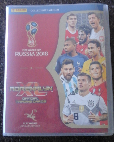 Cards Adrenalyn Copa Do Mundo 2018 - Pasta Completa