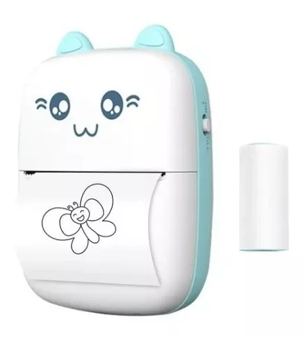 KittyPrint™  Mini Impresora Térmica Portátil Bluetooth Gatito – Unbox Store
