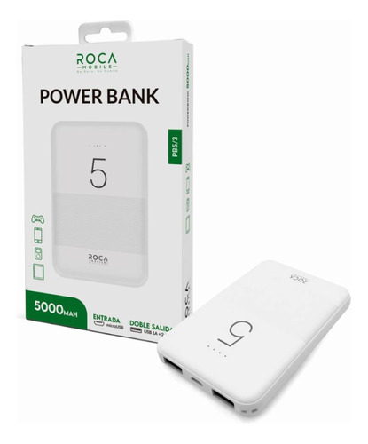 Power Bank Bateria Roca Pb5/3 5.000mah