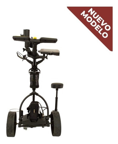 Imagen 2 de 9 de Carro Golf Electrico Caddie Bateria De Gel Con Accesorios