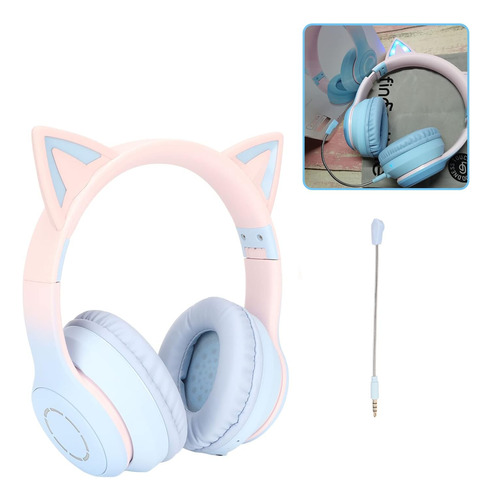 Gugxiom Auriculares Oreja Gato, Auriculares Inalámbricos A 7