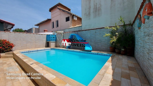 Imagem 3 de 26 de Sobrado 4 Dormitórios Sendo 2 Suites, 200 Metros Da Praia Em Peruibe Com Piscina - Ca01489 - 69289259
