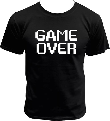 Polera Hombre Game Over Play Again? Gamer Pro