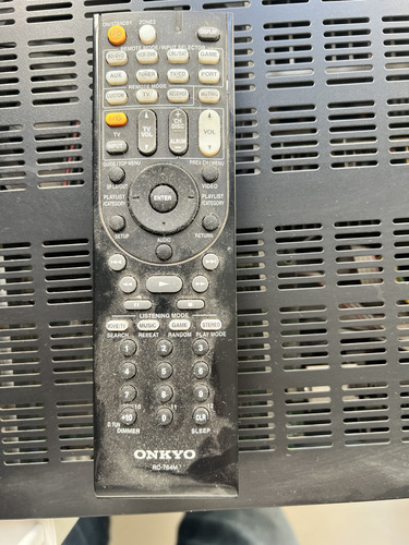 Amplificador Onkyo Para Teatro En Casa Negro 100 W (Usado)