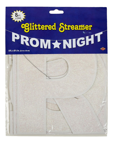 Glittered Prom Noche Partido Streamer Accesorios  1 Cuenta 