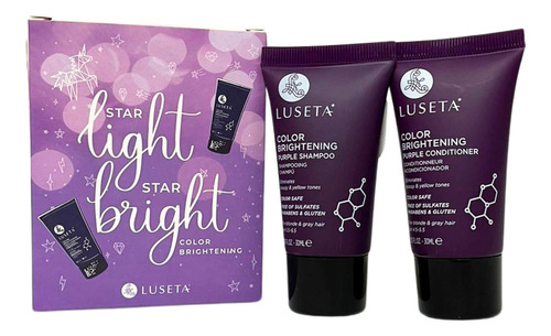  Luseta Color Brightening Travel Set 2x30ml Shampoo en botella de 60mL por 2 packs
