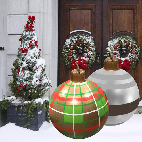 Bola Inflable De Navidad Hecha De Pvc