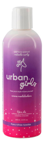 Crema Para Peinar Cabello Rizado De Niña Urban Curls 240 Ml