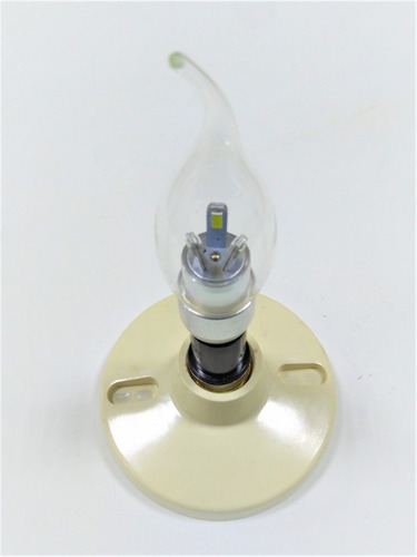 Pack - Bombillo Tipo Vela Led E14 3w - Luz Blanco Frio