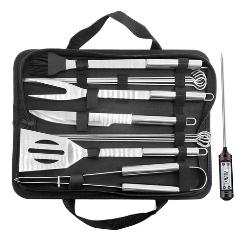 Utensilios Para Barbacoa De 16 Piezas,kit Parrillero De