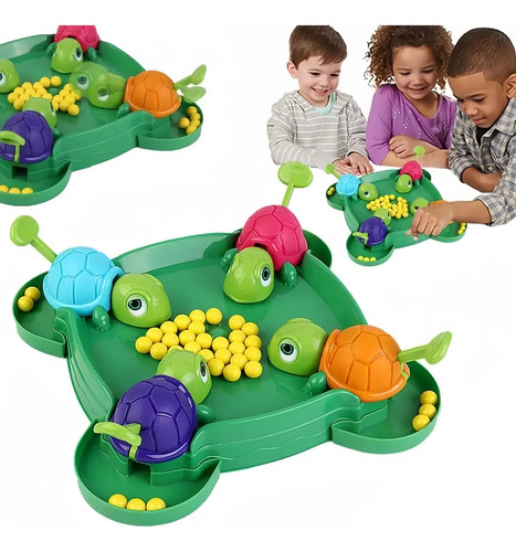 Juego De Mesa Interactivo Con Forma De Tortuga Para Padres72