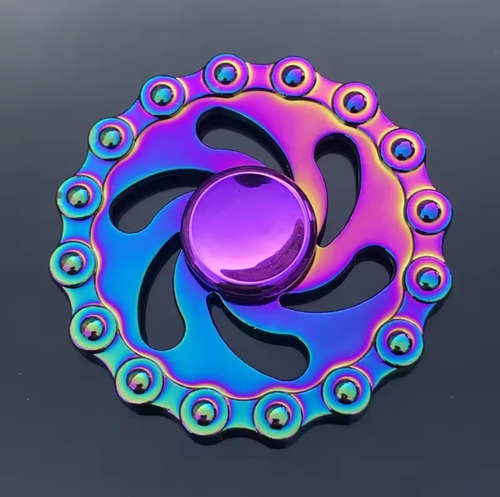 Hand Spinner Fidget Martelo Mjonir Thor Giratório Metal Spinner Giratório Corrente Transmissão Bicicleta