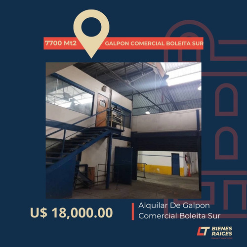 Se Alquila Galpon Comercial En Boleita Sur