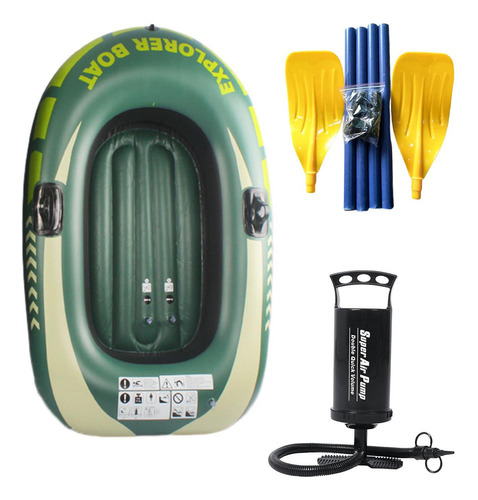 Bote Inflable De Pesca En Kayak, Bote 1 Persona Con Remo