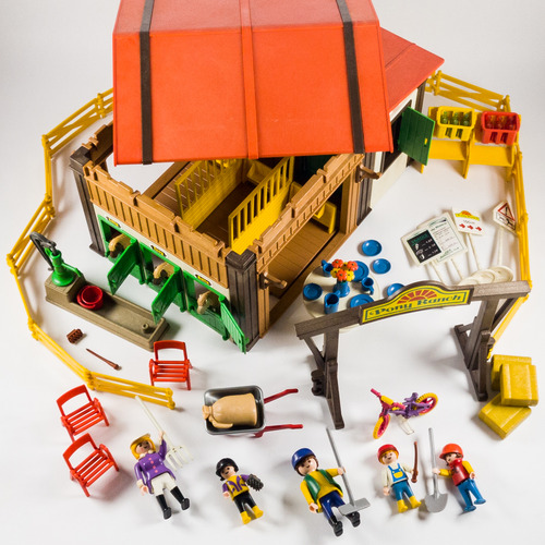 Playmobil Pony Ranch Fazenda 302330 Anos 90 (Usado)