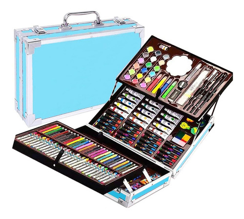 173 Piezas Deluxe Art Set, Caja De Pintura De Aluminio, Jueg