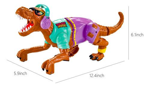 Efeitos Sonoros De Simulação De Dinossauro Com Controle Remo