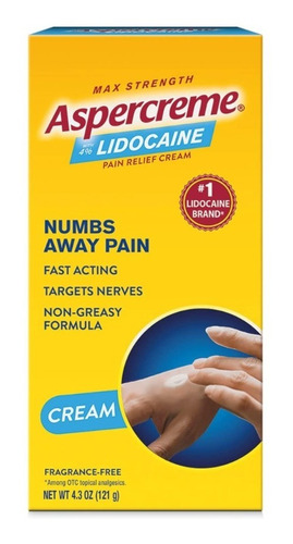 Aspercrema Con Lidocaína 4.3oz 