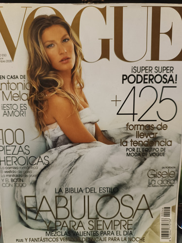 Revísta Vogue 2008 México México #246 Antonia Y Melanie