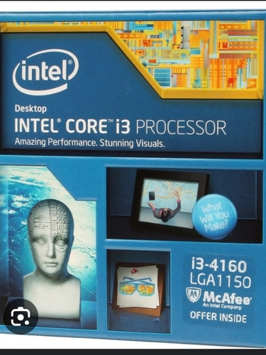 Procesador Intel I3 4160 2 Núcleos 4 Hilos S1150 Impecable