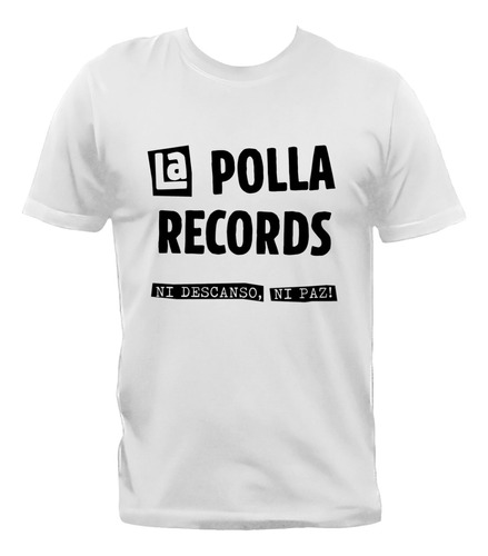 Remera La Polla Records Ni Descanso Ni Paz Punk Rock