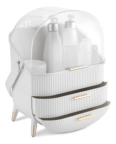 Massy Egg Shape(oval) Makeup Storage Box, Countertop Portab. Color MBOX-Ship From California