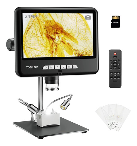 Microscopio Tomlov Dm401 Pro 2k 1200x, Microscopio Lcd Hdmi