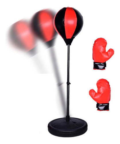 Juego Puching Bolsa Boxeo De Pie Con Base Y Guantes Sp21