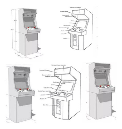Fliperama Arcade - 60 Projetos Pdf Detalhados E Profissional