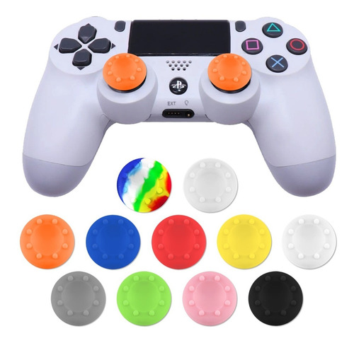 50 Gomas Joystick Thumb Grips Para Xbox Ps4 Ps5 Switch