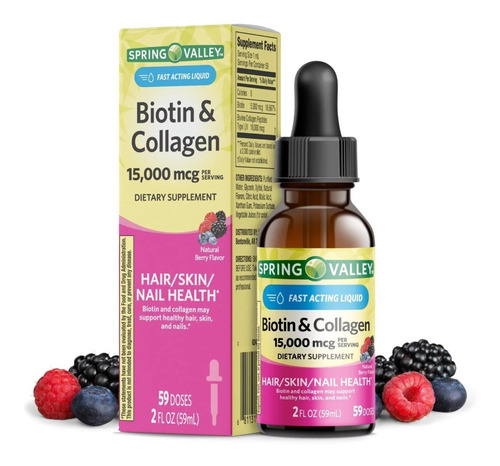 Biotin Y Colágeno 15000 Mcg Liq