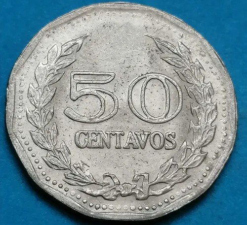 Colombia Moneda 50 Centavos 1975
