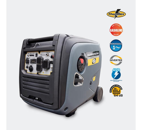 Generador Inverter Evans 4.5kva Motor Gasolina Thunder 14hp